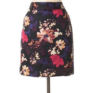 Loft Floral Pencil Skirt